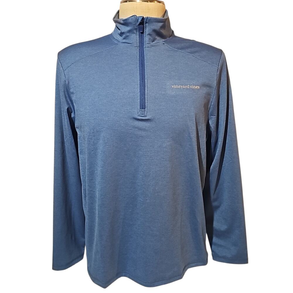 Vineyard Vines Performance 1/4 Zip Athletic Pullover Blue Men’s Large Golf